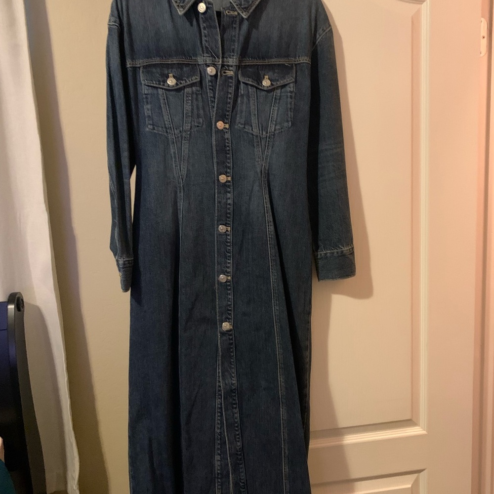 Zara Dark Indigo Denim Dress